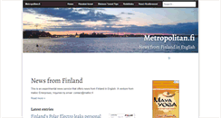 Desktop Screenshot of metropolitan.fi