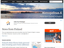 Tablet Screenshot of metropolitan.fi
