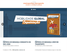 Tablet Screenshot of metropolitan.com.br