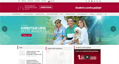 Desktop Screenshot of metropolitan.ac.rs